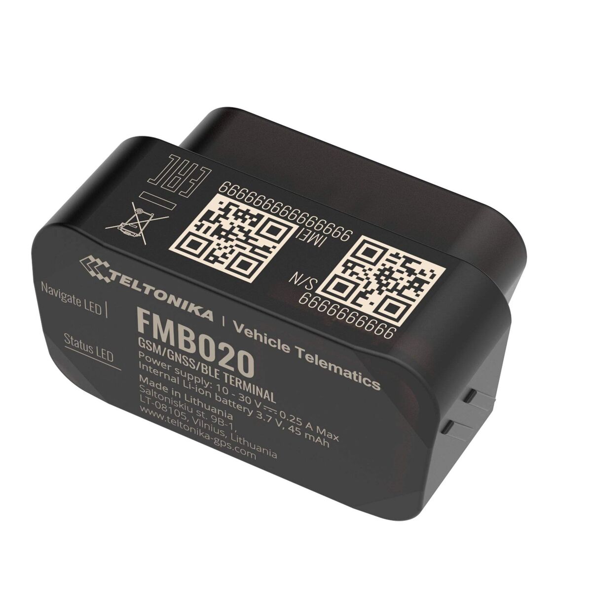 Localizator GPS Teltonika FMB020 Negru