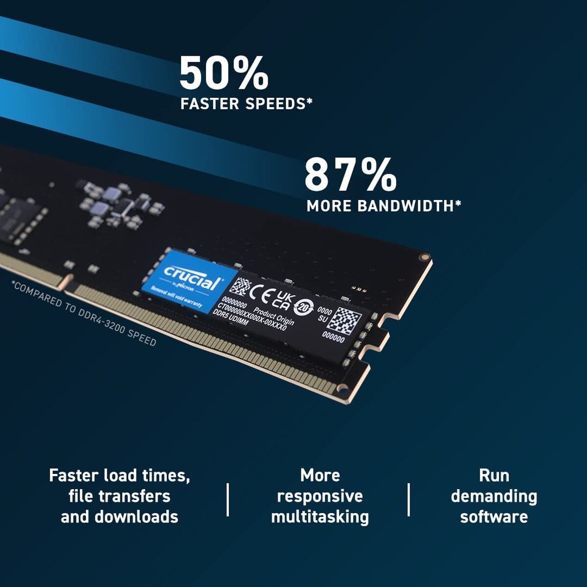 Memorie RAM Crucial CT16G48C40U5 16 GB DDR5 SDRAM DDR5 4800 MHz CL40