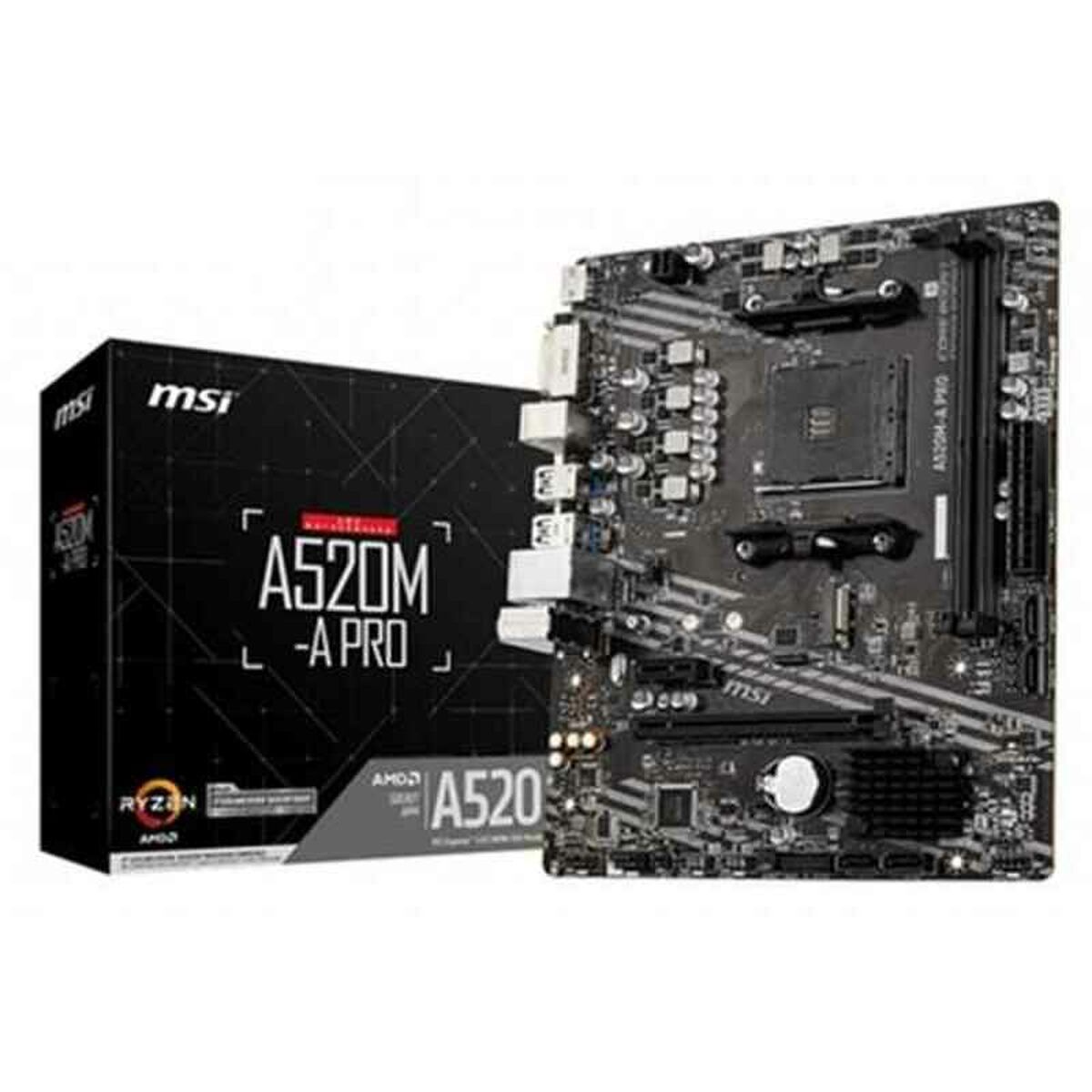 Placă de Bază MSI A520M-A PRO AMD A520 AMD AMD AM4