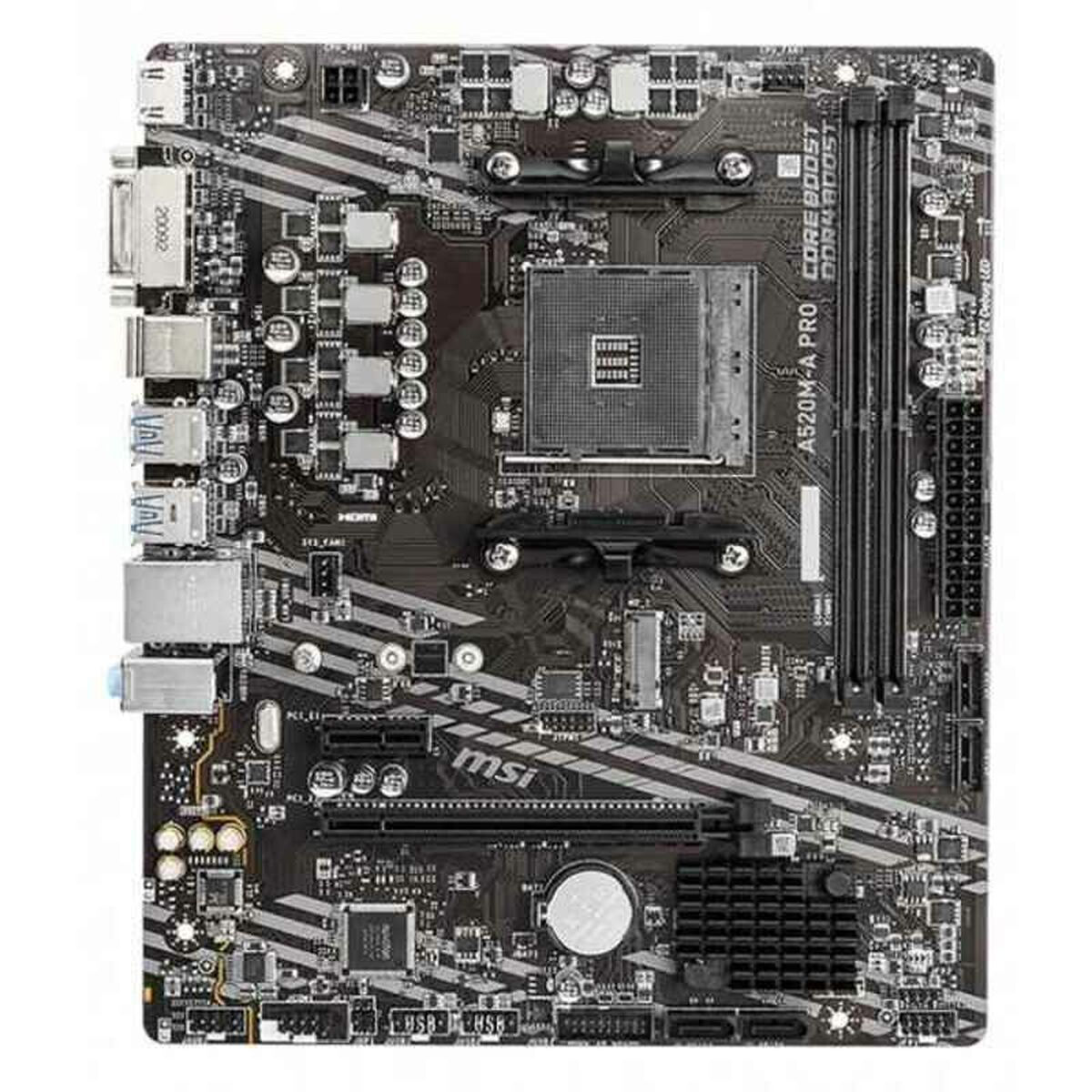Placă de Bază MSI A520M-A PRO AMD A520 AMD AMD AM4
