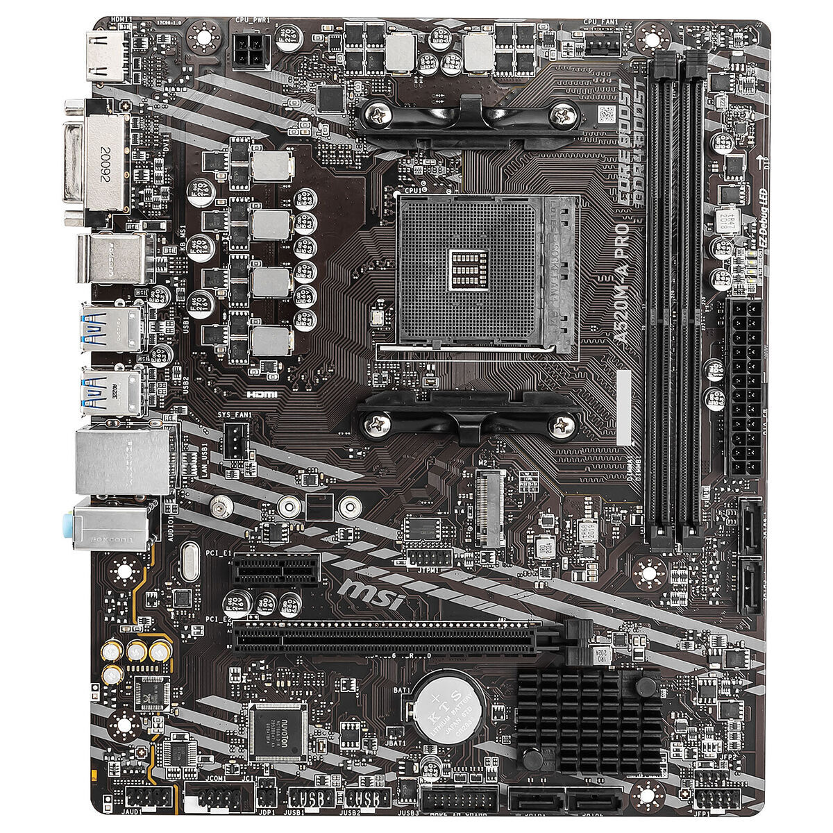 Placă de Bază MSI A520M-A PRO AMD A520 AMD AMD AM4