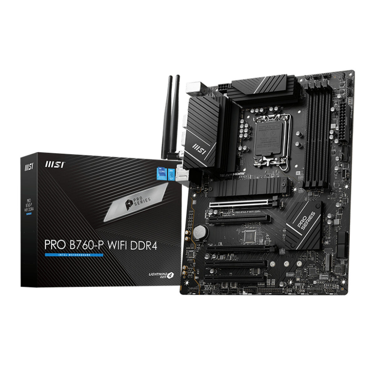 Placă de Bază MSI PRO B760-P WIFI DDR4 LGA 1700