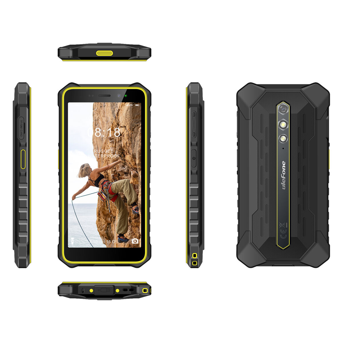 Smartphone Ulefone ARMOR 27T PRO 6,78" mediatek dimensity 6300 12 GB LPDDR4X 256 GB Black Brown