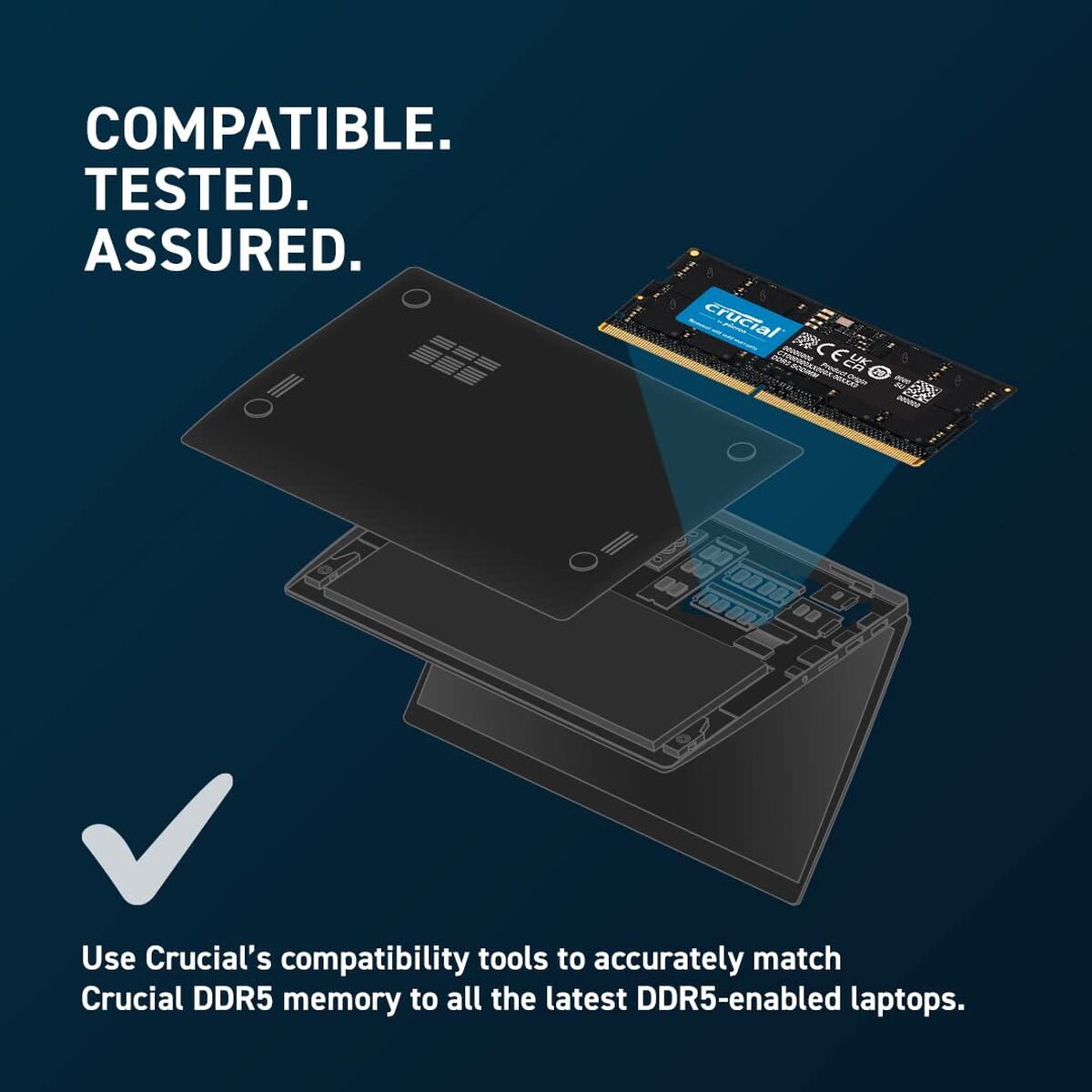Memorie RAM Crucial CT32G48C40S5 32 GB DDR5 SDRAM DDR5 4800 MHz CL40