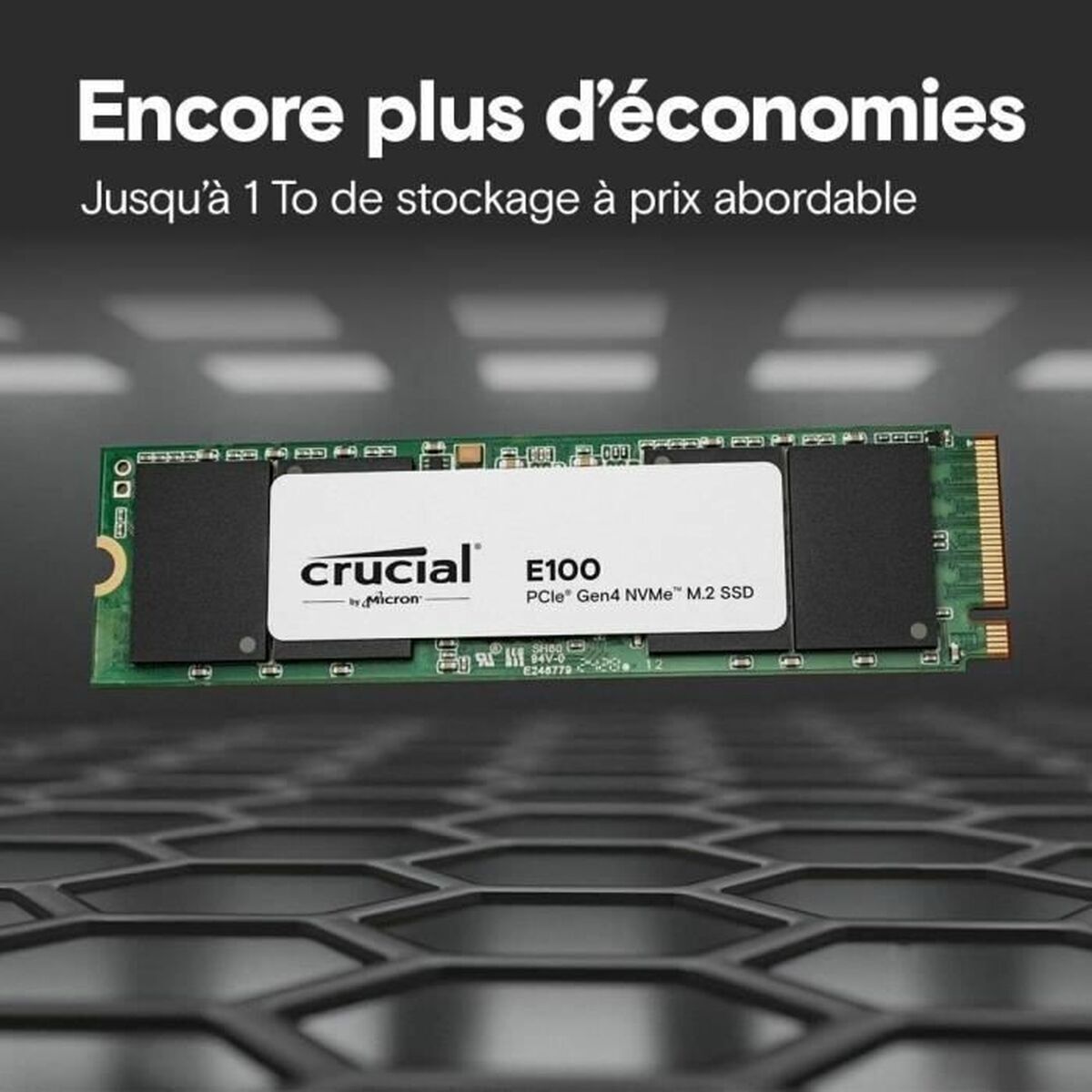 Hard Disk Crucial E100 1 TB SSD