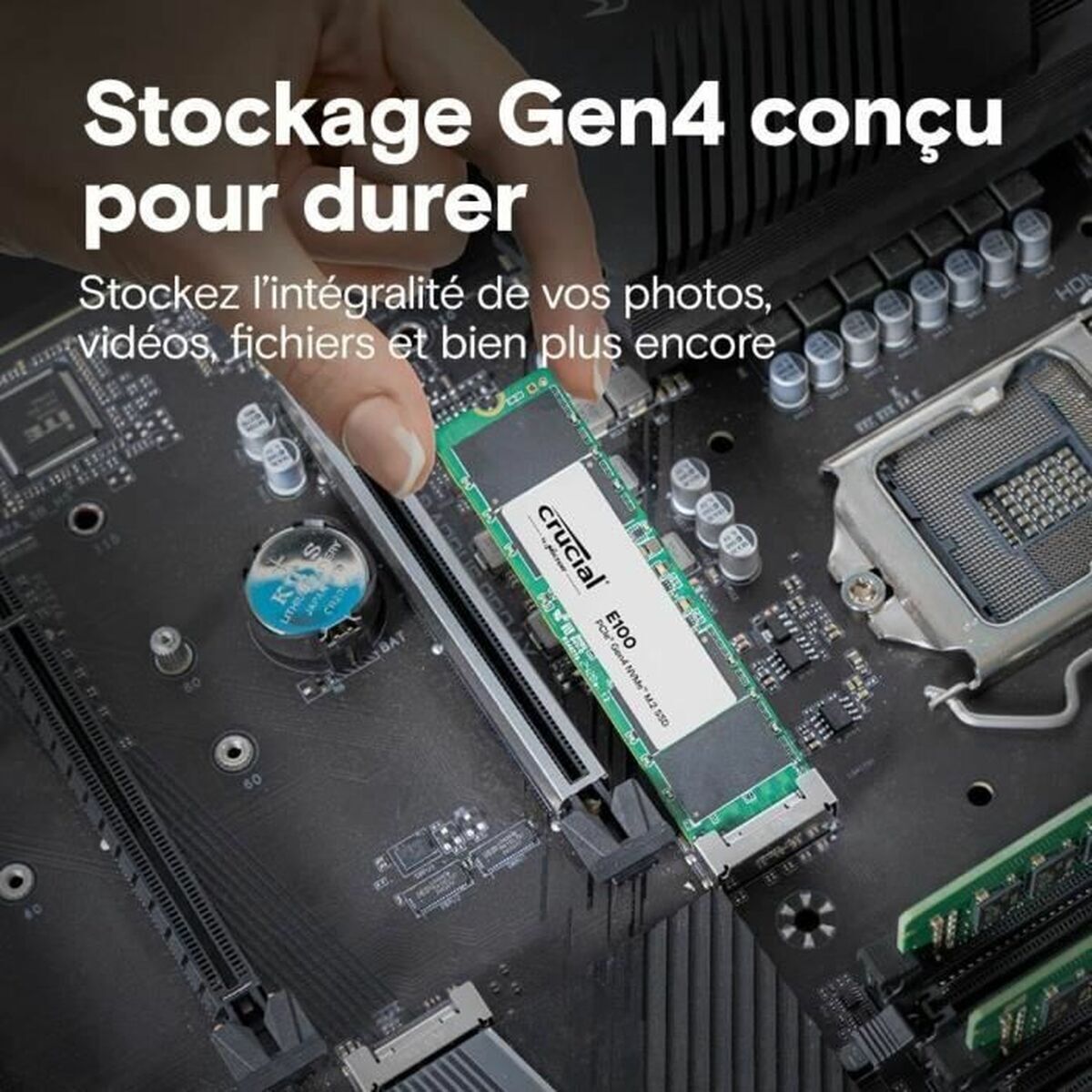 Hard Disk Crucial Crucial E100 480 GB SSD