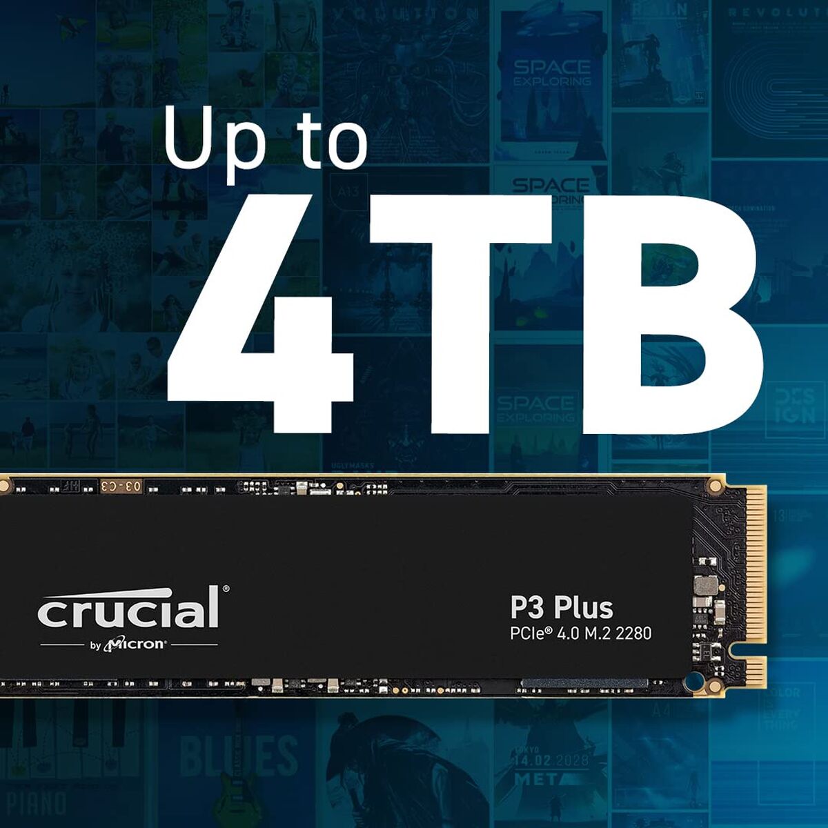 Hard Disk Crucial P3 Plus 2 TB SSD