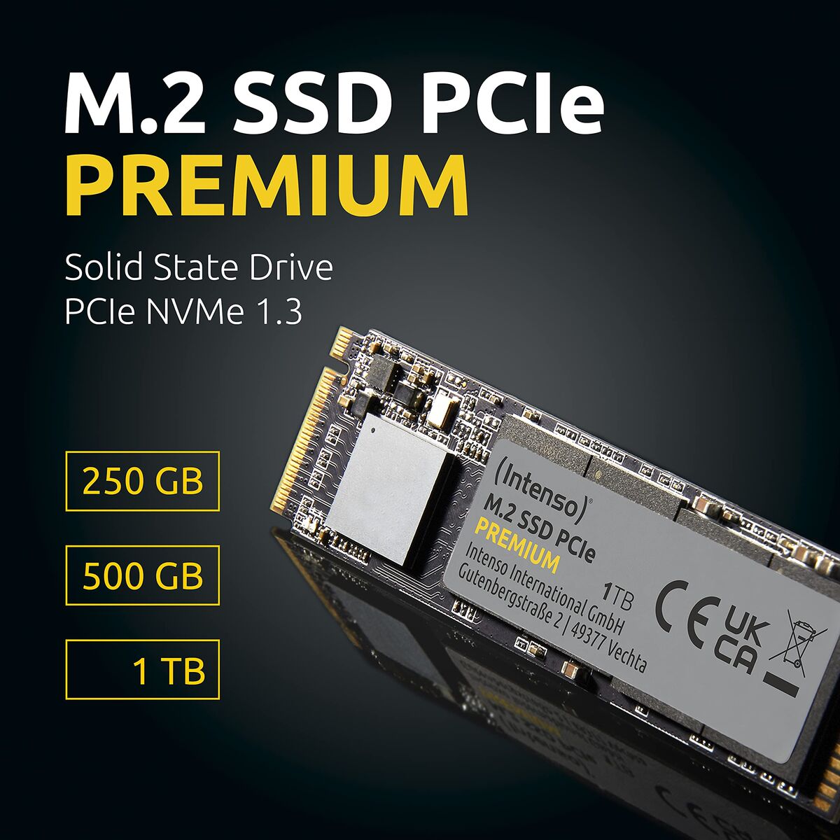 Hard Disk INTENSO SSD 1.0TB Premium M.2 PCIe 1 TB SSD