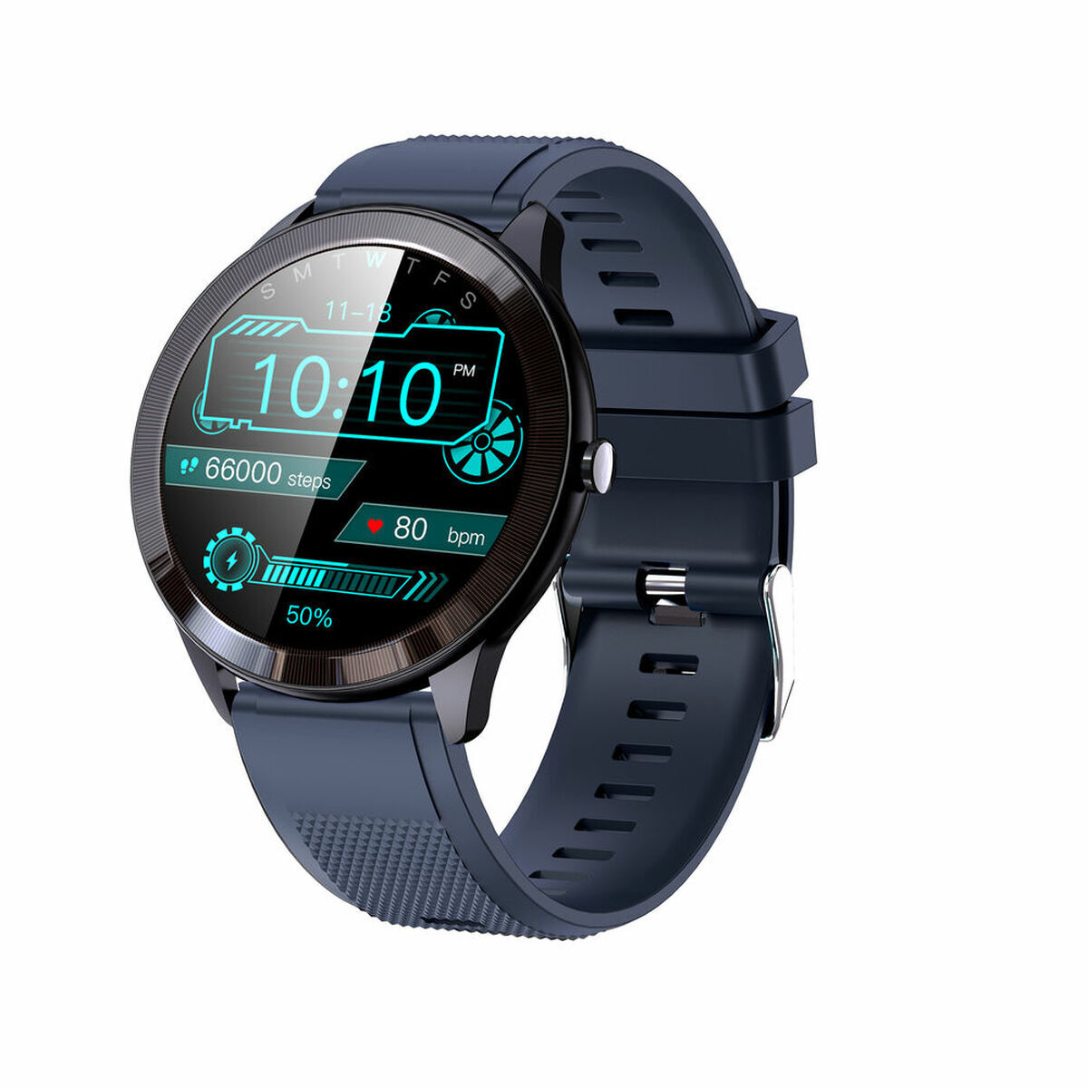 Smartwatch LEOTEC LESW32B Albastru Negru 1,28" 200 mAh