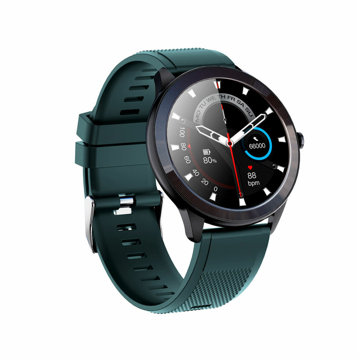 Smartwatch LEOTEC LESW32V Negru Verde 1,28" 200 mAh
