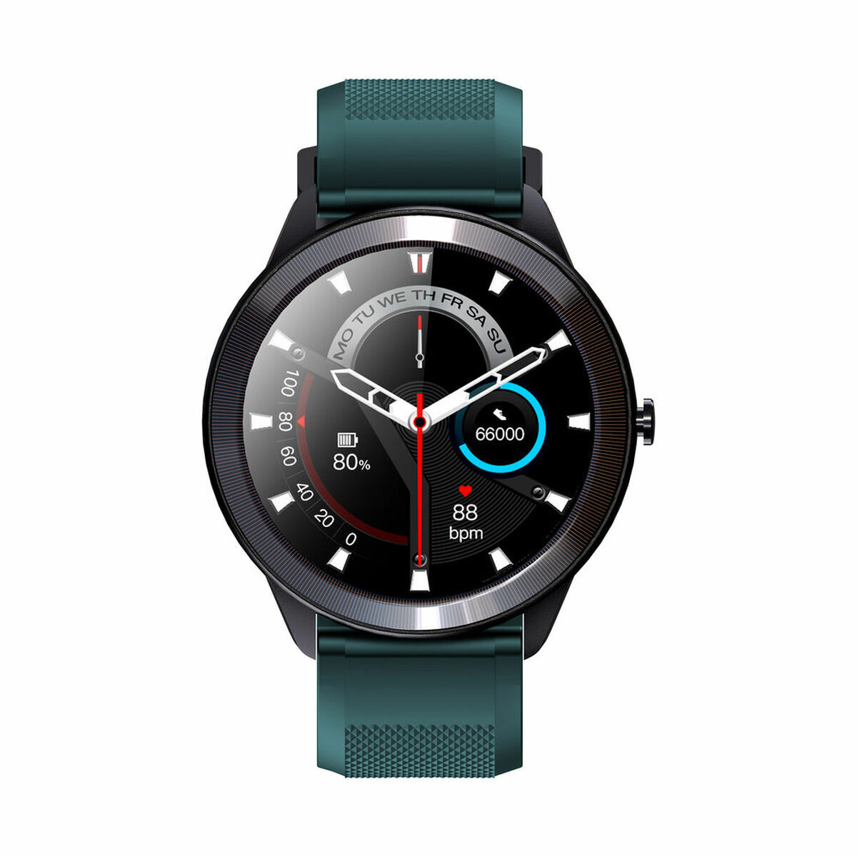 Smartwatch LEOTEC LESW32V Negru Verde 1,28" 200 mAh