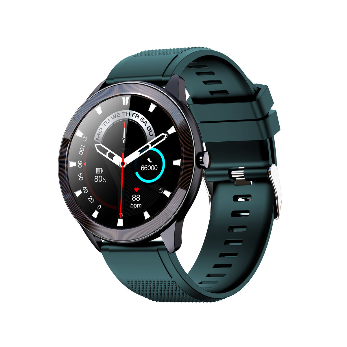 Smartwatch LEOTEC LESW32V Negru Verde 1,28" 200 mAh