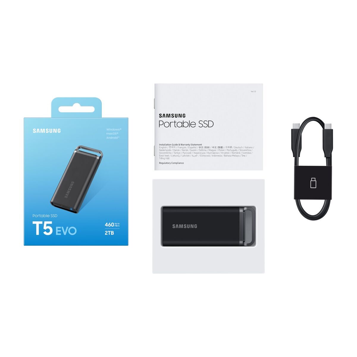 Hard disk Extern Samsung T5 EVO 2,5" 2 TB SSD
