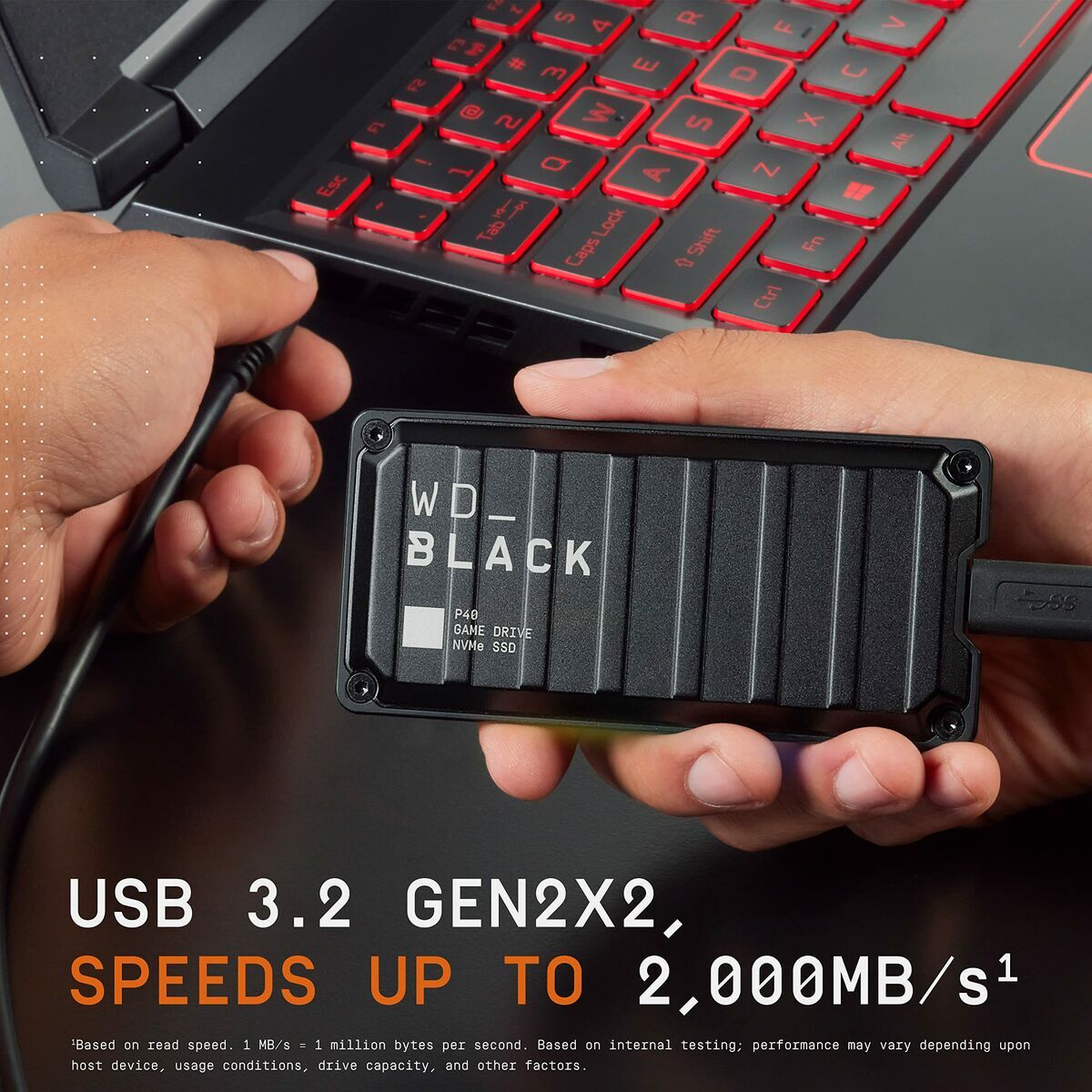 Hard Disk Western Digital WDBAWY0020BBK-WESN 2 TB SSD