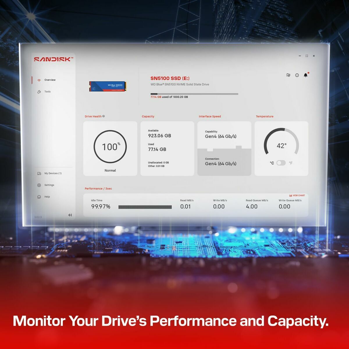 Hard Disk Western Digital WDS100T5B0E 1 TB SSD