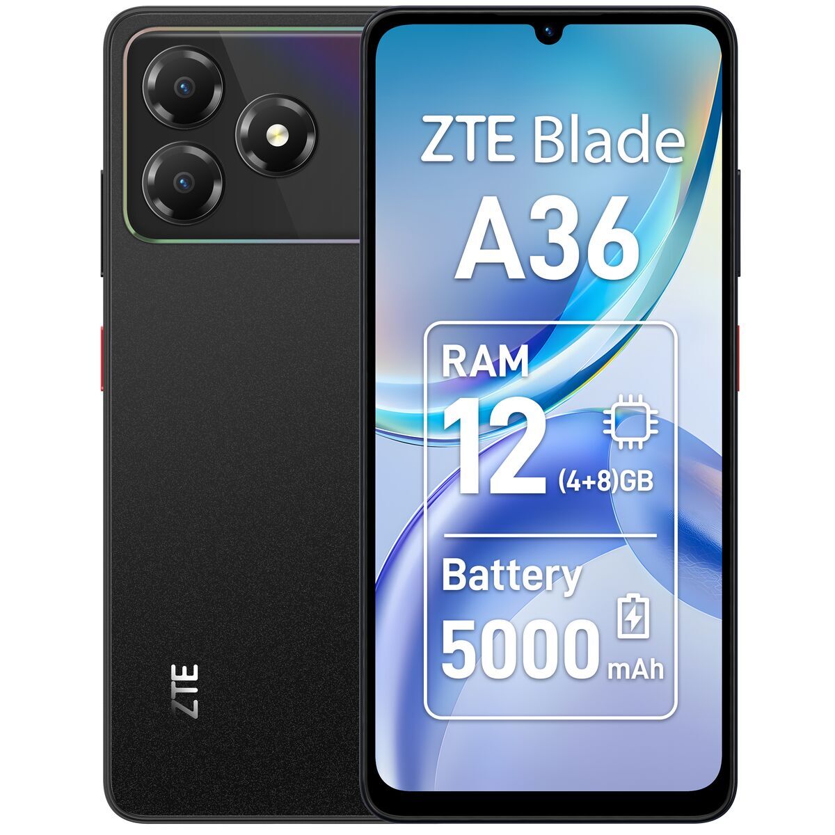 Smartphone ZTE BLADE A36 6,75" 64 GB Negru