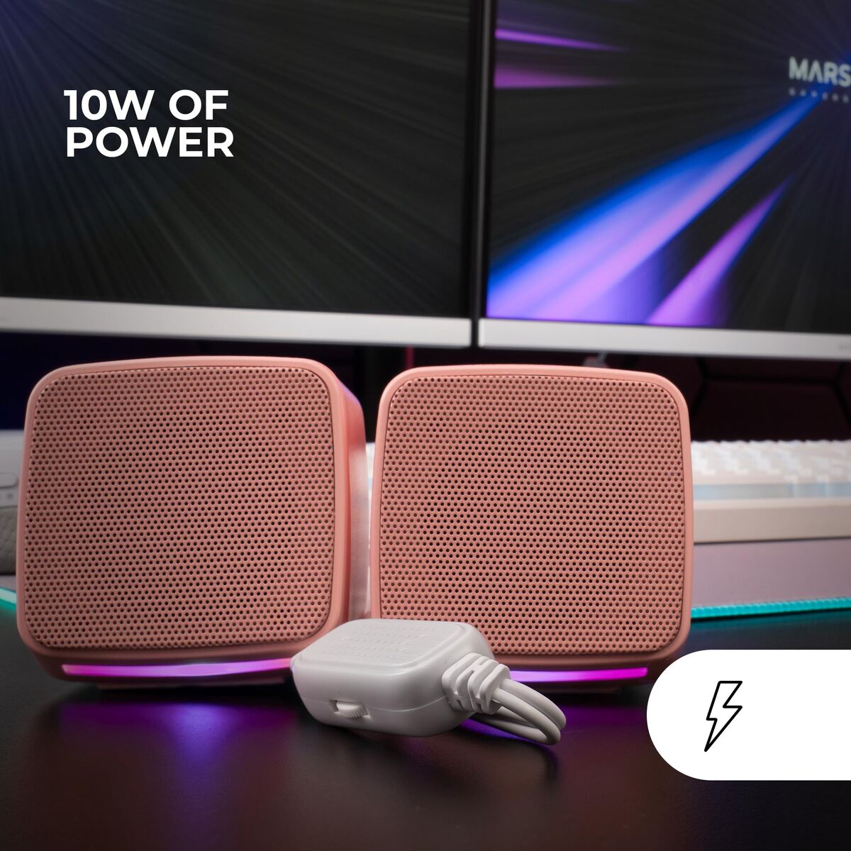 Difuzoare PC Mars Gaming MS-PRO Roz 4 W