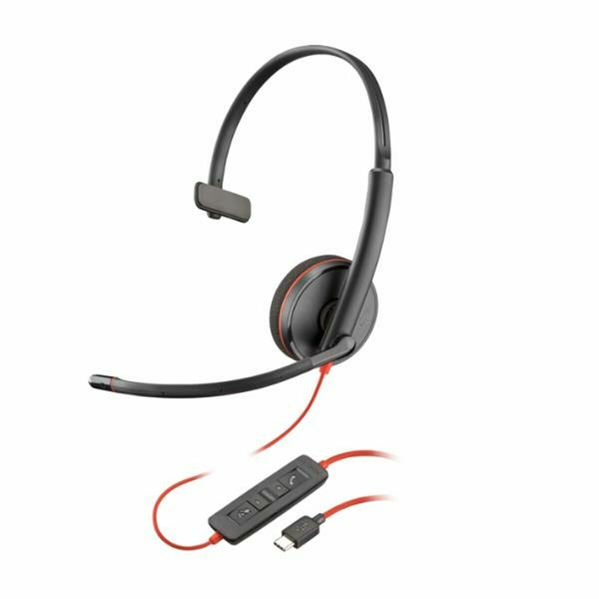 Căști cu Microfon Poly 8X214A6 Negru