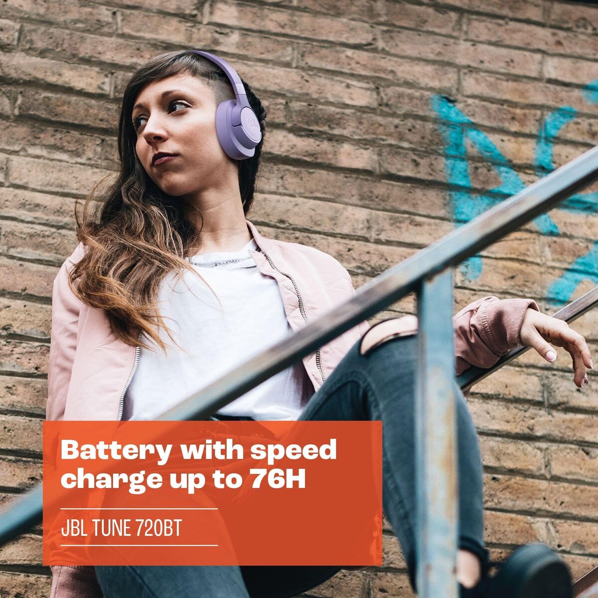 Căști JBL JBLT720BTPUR Mov Purpuriu