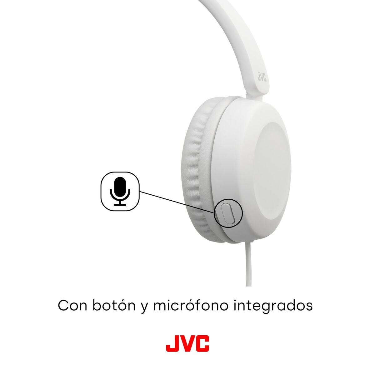 Căști cu Microfon JVC HA-S31M-W Alb