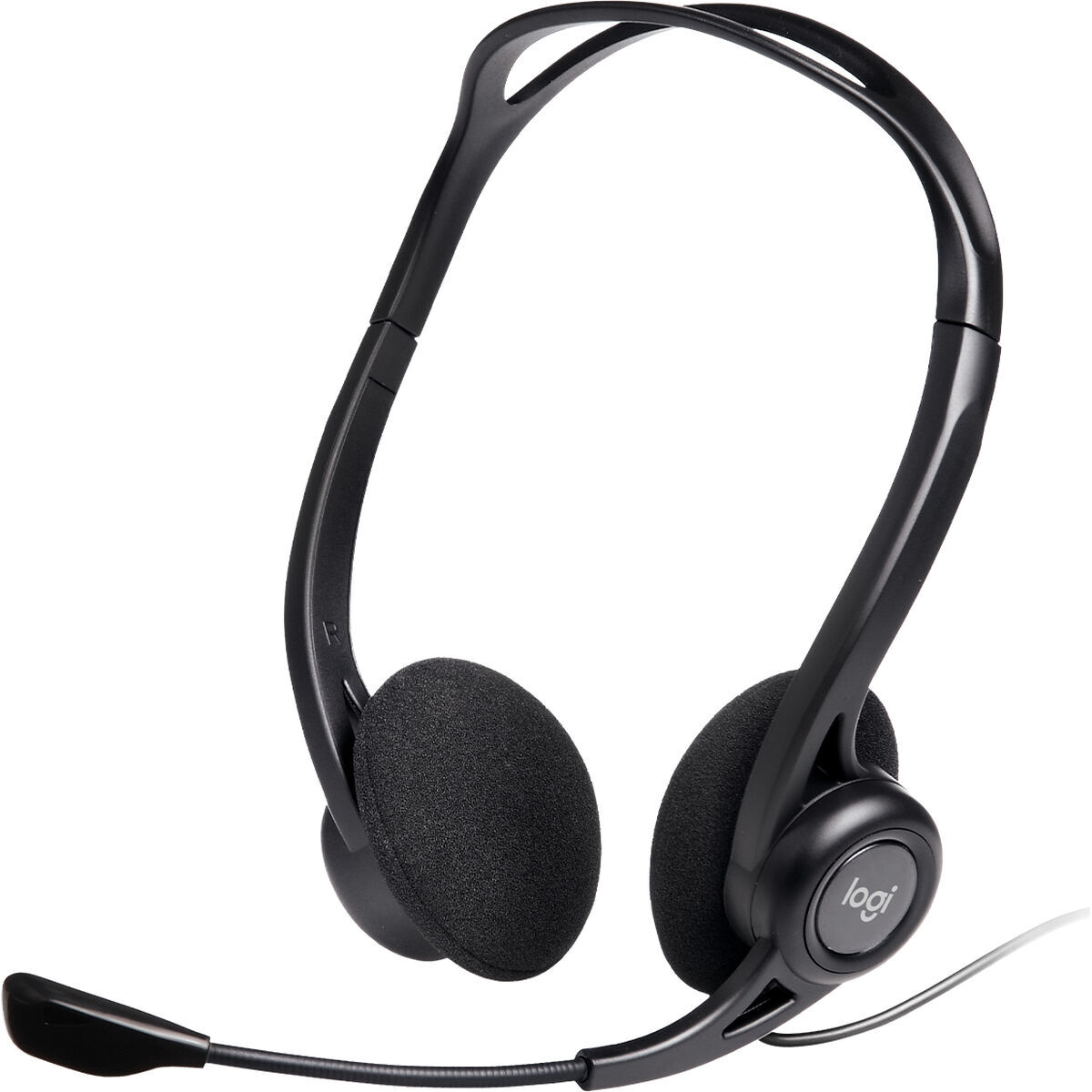 Căști cu Diademă Logitech 960 Negru