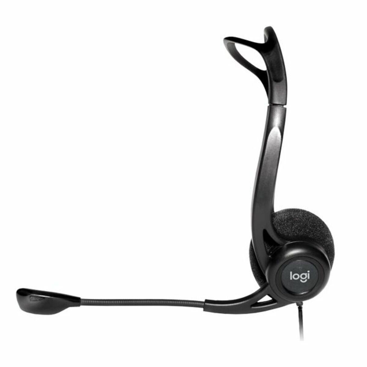 Căști cu Diademă Logitech 960 Negru