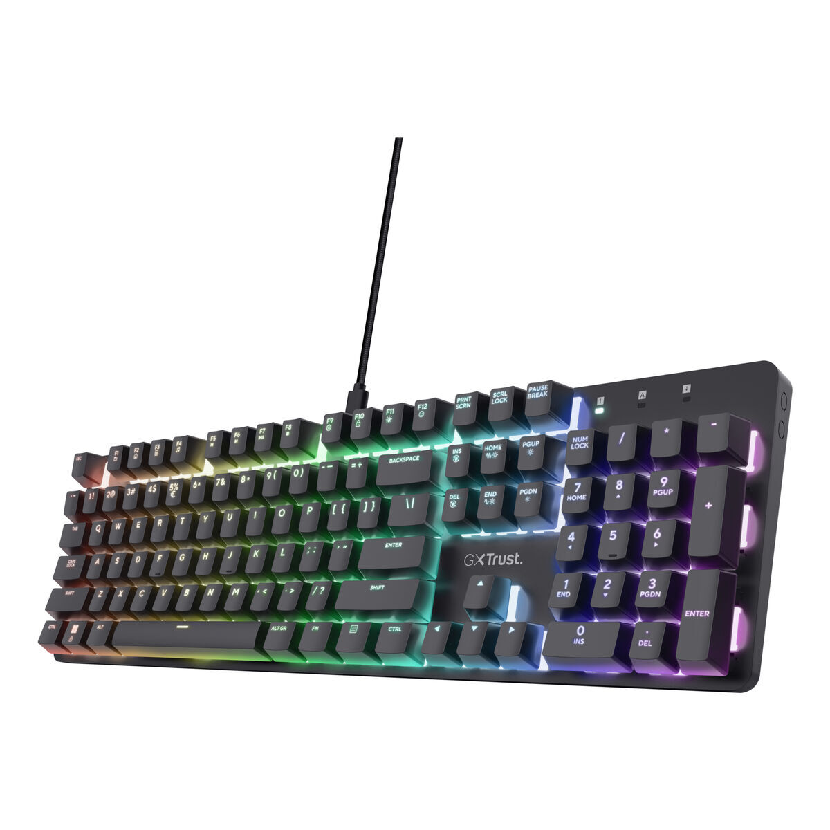 Tastatură Gaming Trust 25682 Negru Qwerty Spaniolă