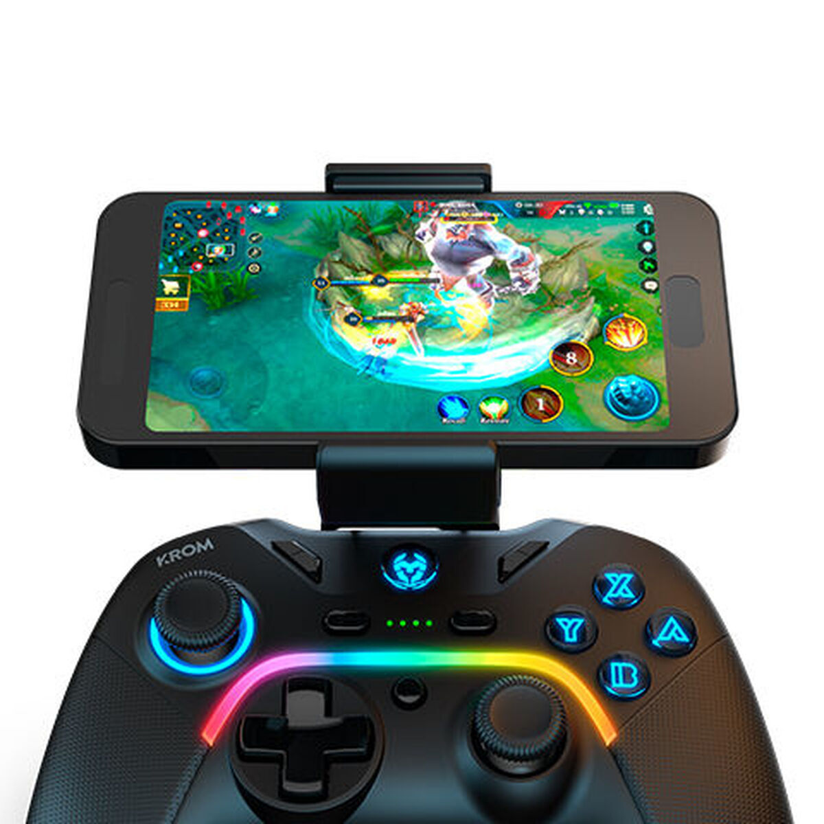Telecomandă Jocuri Gaming Krom NXKROMKAYROS Negru Bluetooth 5.0