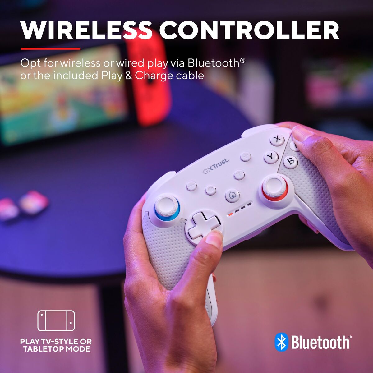 Telecomandă Pro pentru Nintendo Switch + Cablu USB Mars Gaming GXT 1246W