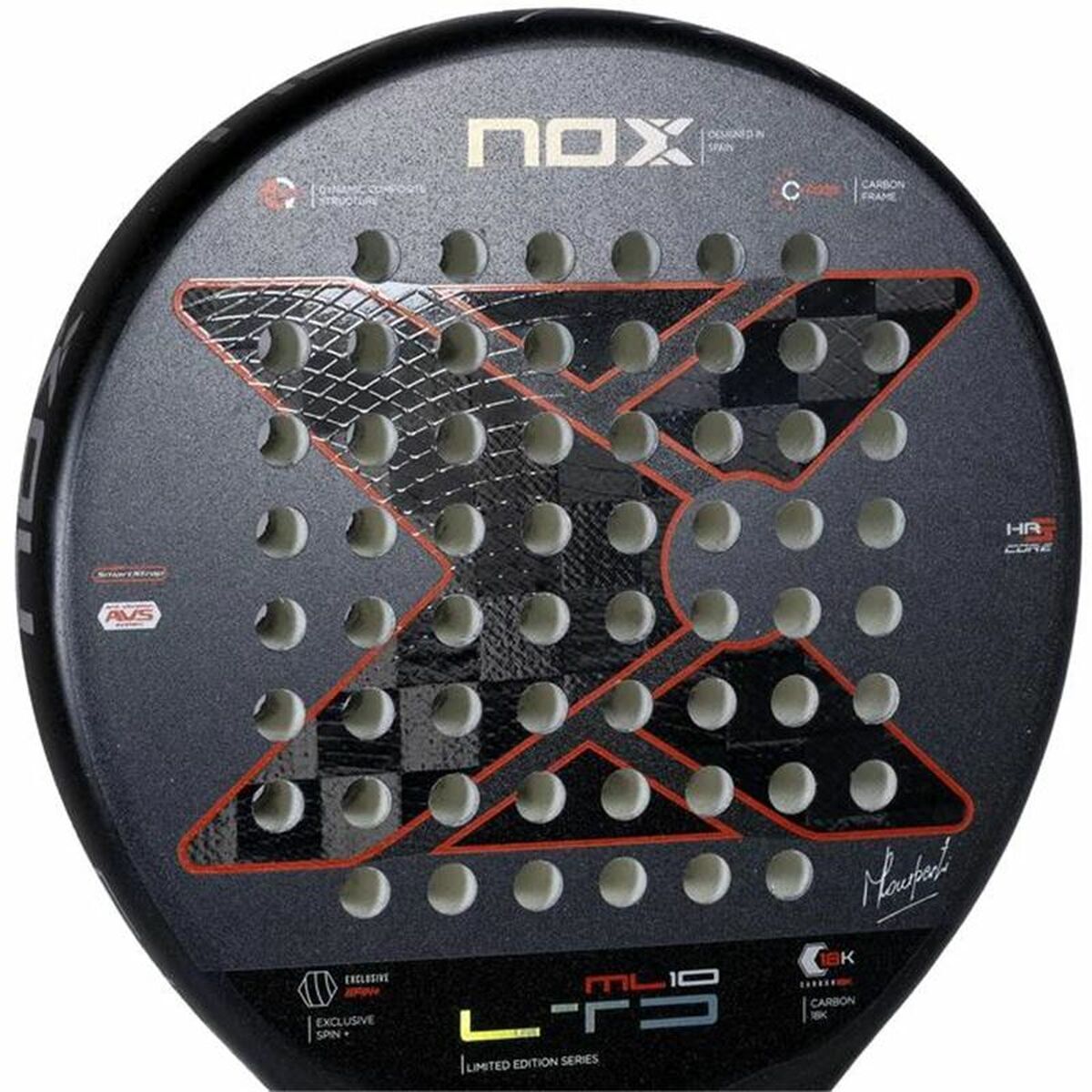 Paletă de Padel Nox PACK ML 10 LP CUP LTD23 Fibră de carbon
