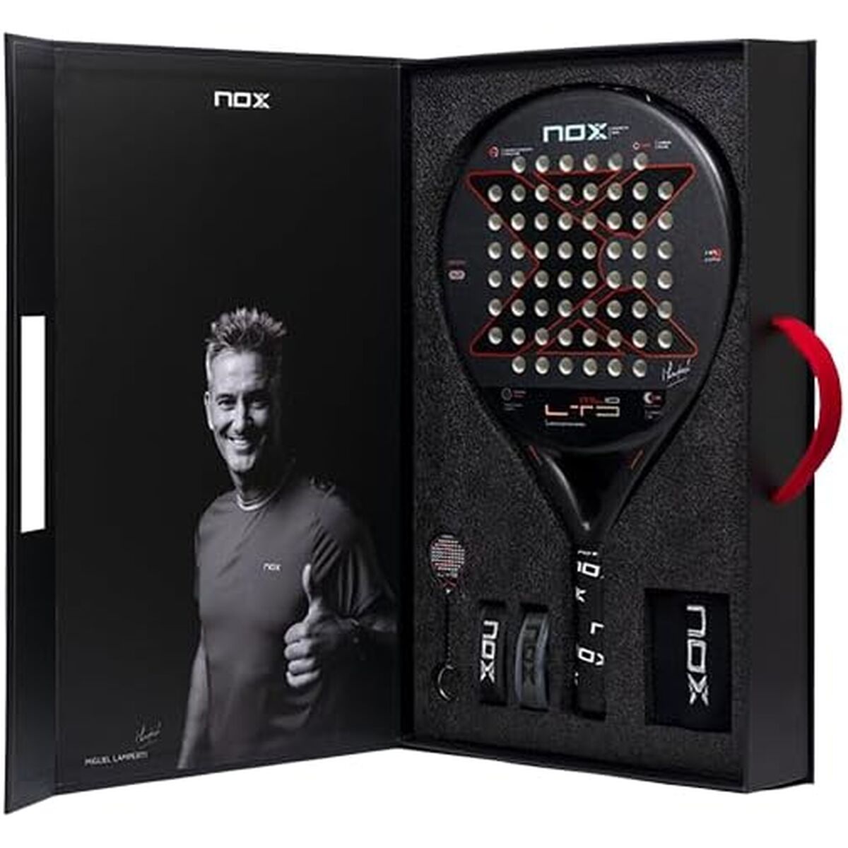 Paletă de Padel Nox PACK ML 10 LP CUP LTD23 Fibră de carbon