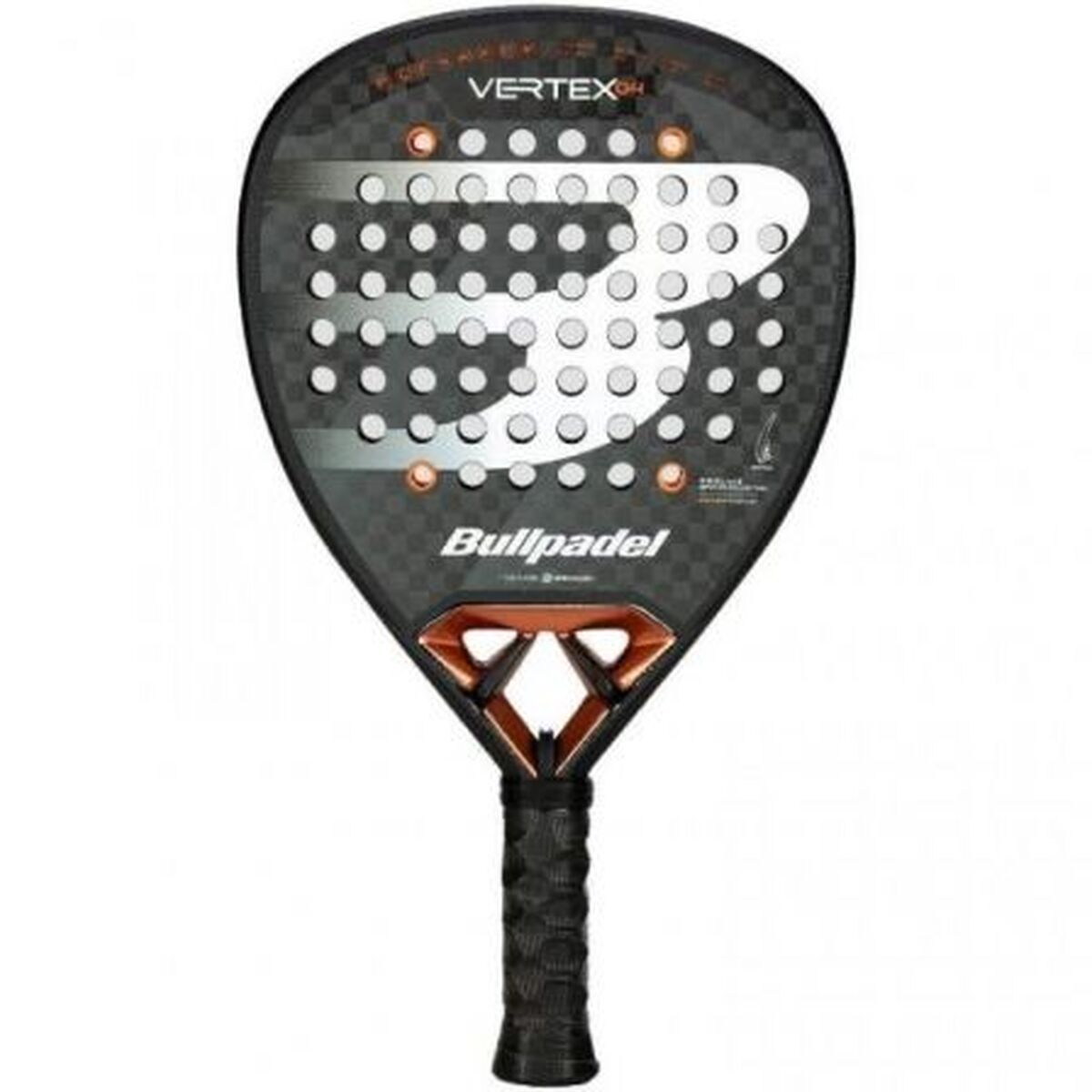 Paletă de Padel Bullpadel Vertex 04 25 Negru Fibră de carbon
