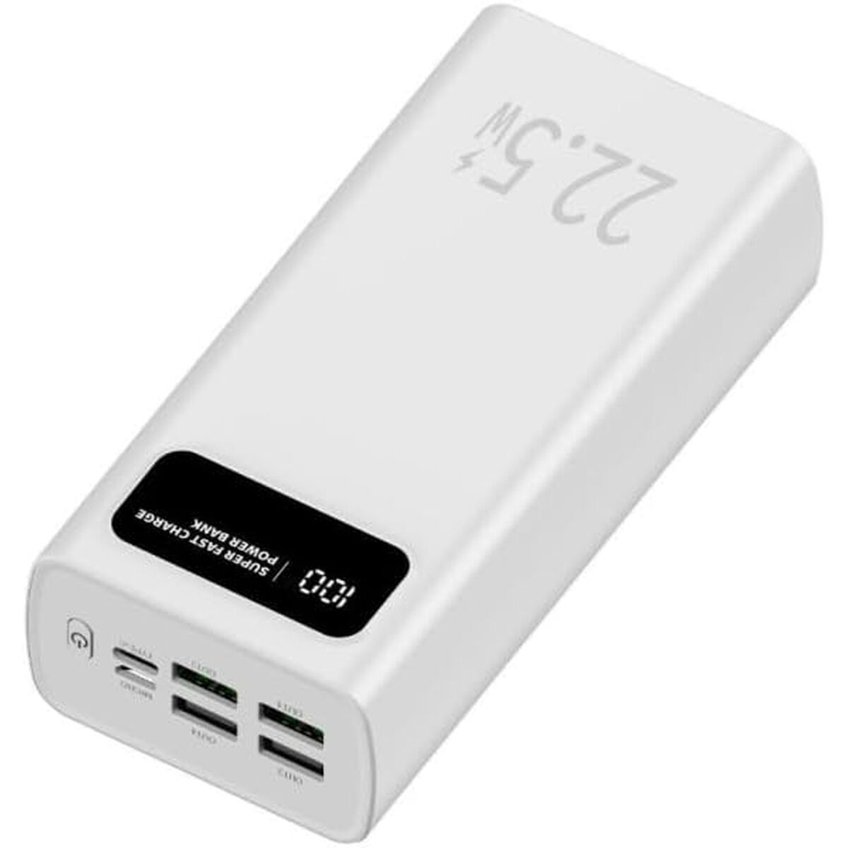 Powerbank LEOTEC LEPOW30W22W Alb 30000 mAh