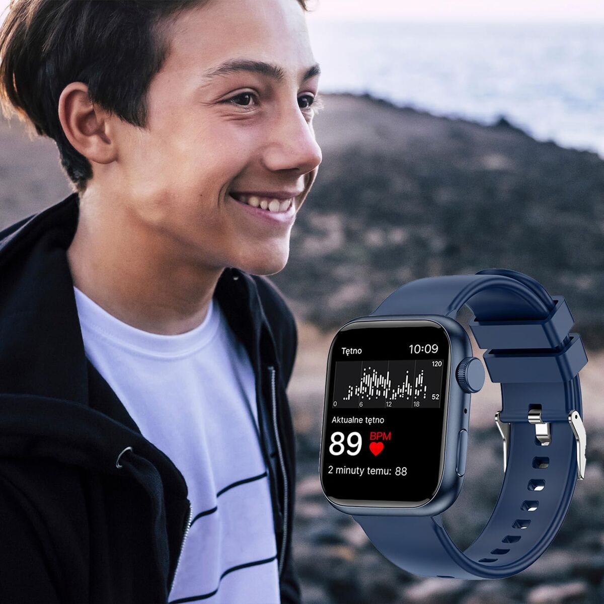 Smartwatch Forever IGo Watch 3 JW-500 Albastru 1,83"