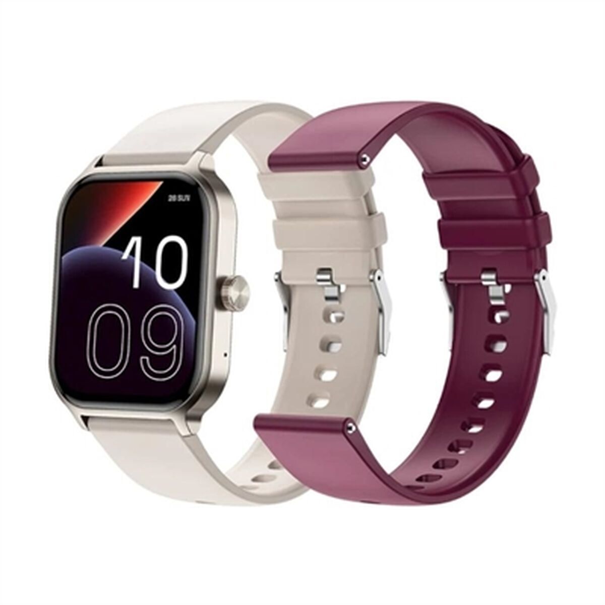 Smartwatch SPC 9657B Bej 38 mm 46 mm Ø 46 mm (2 Unități)