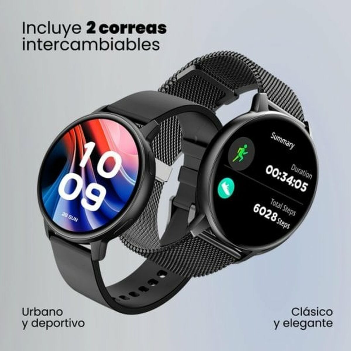 Smartwatch SPC 9652N Negru Gri 1,43"
