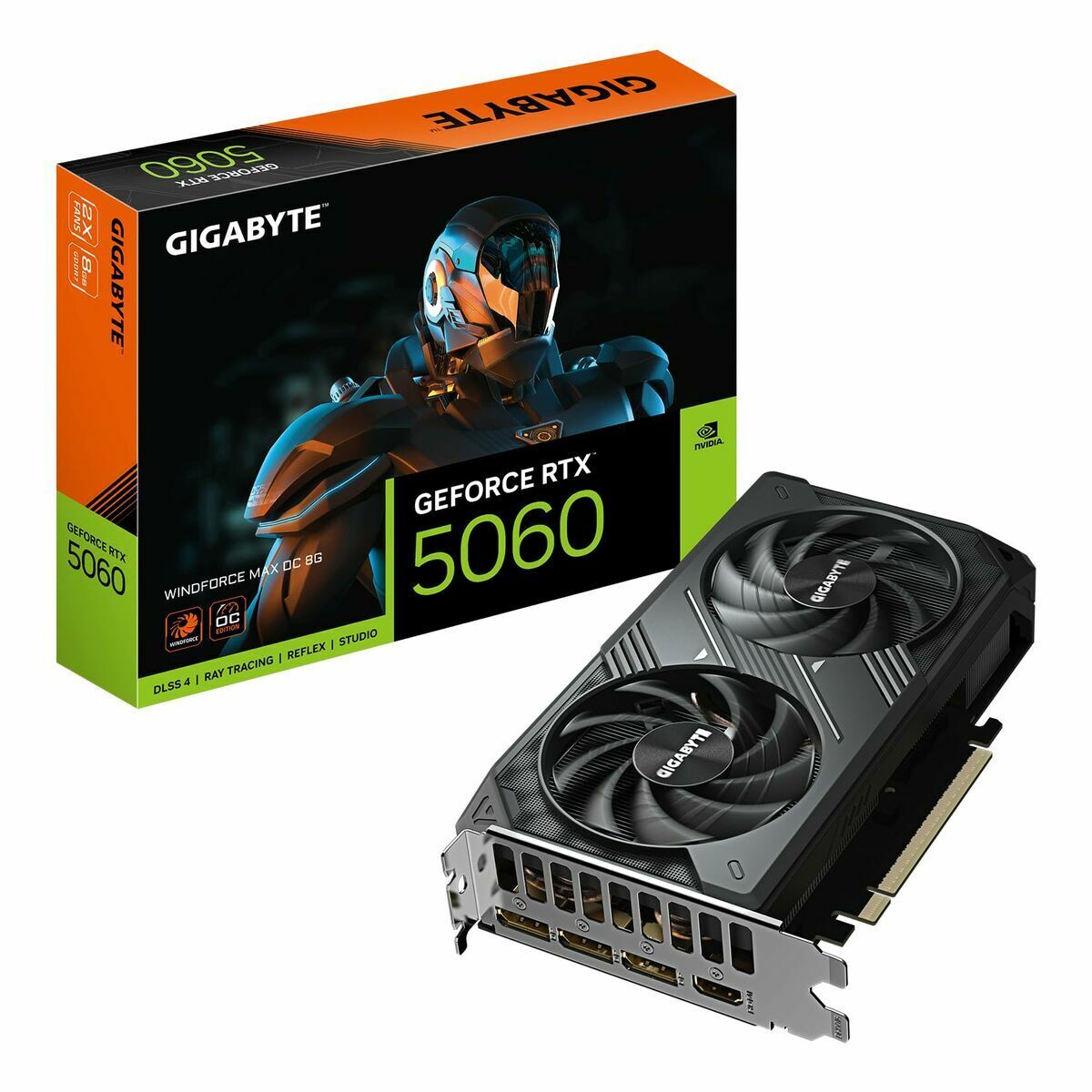 Placă Grafică Gigabyte GV-N5060WF2MAX OC-8GD GEFORCE RTX 5060 8 GB GDDR7