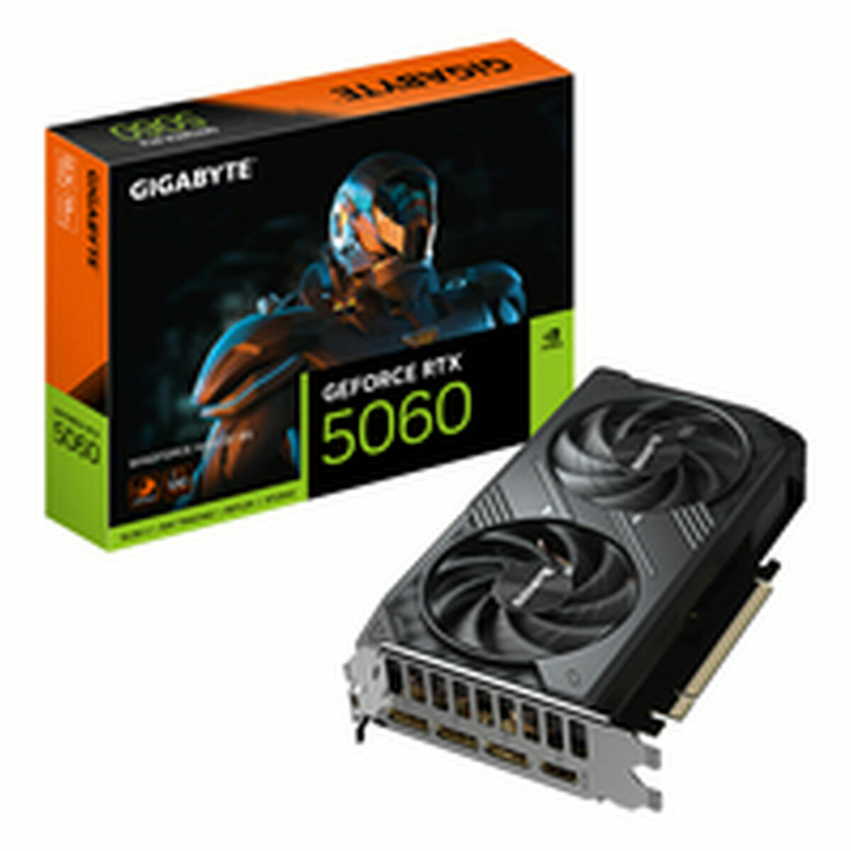 Placă Grafică Gigabyte GV-N5060WF2MAX OC-8GD GEFORCE RTX 5060 8 GB GDDR7
