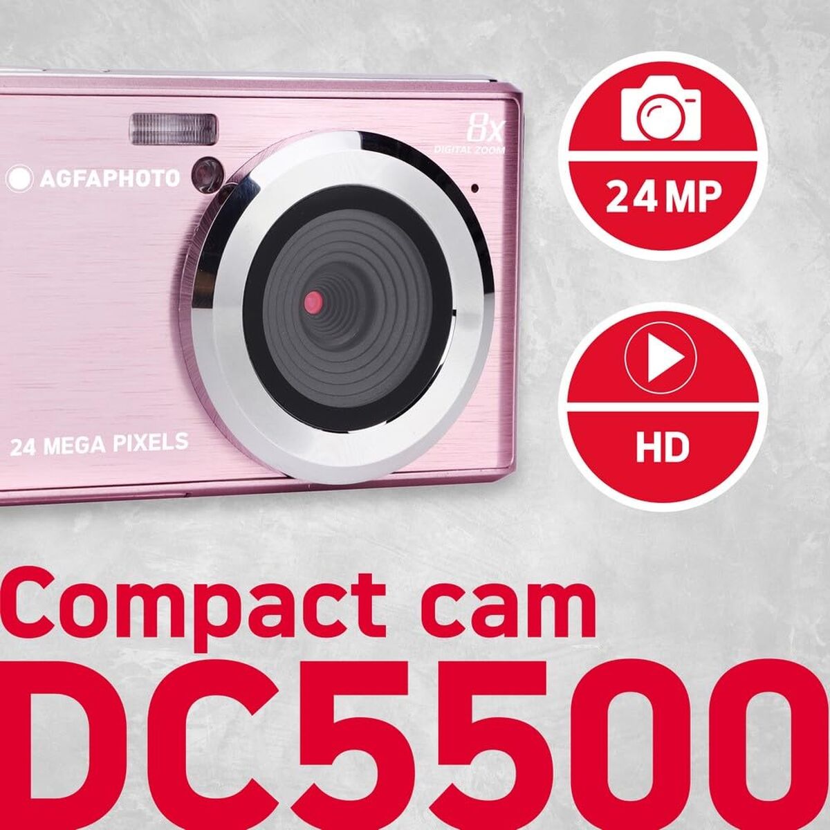 Cameră Digitală Agfa DC5500 Roz