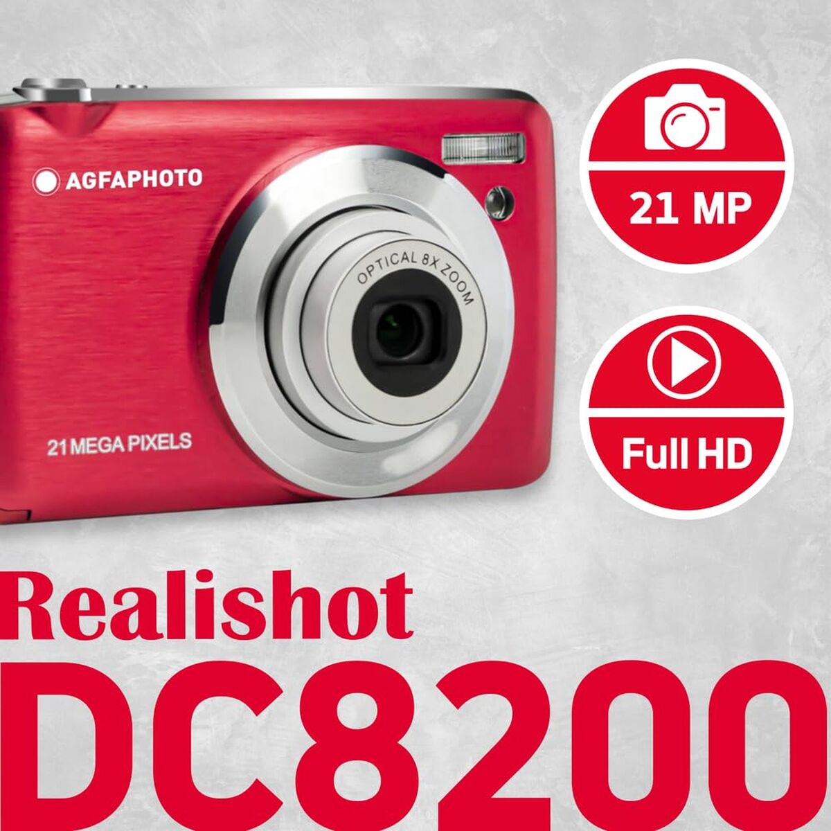 Cameră Digitală Agfa DC8200 Roșu