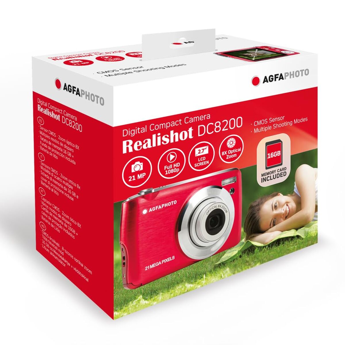 Cameră Digitală Agfa DC8200 Roșu