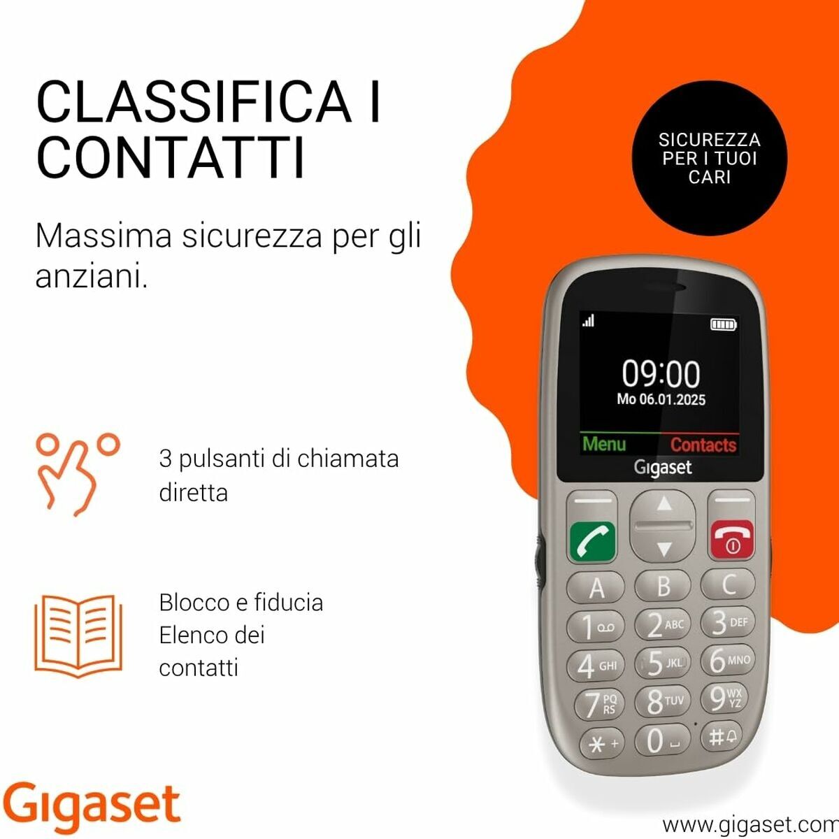 Smartphone Gigaset GL395 Alb Gri 32 GB RAM