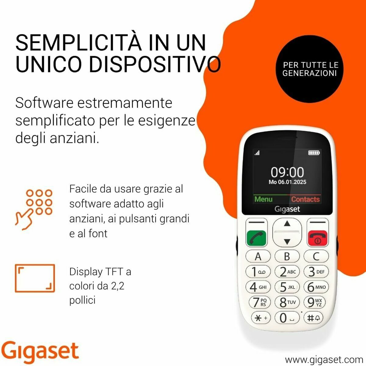 Smartphone Gigaset GL395 Alb 32 GB RAM