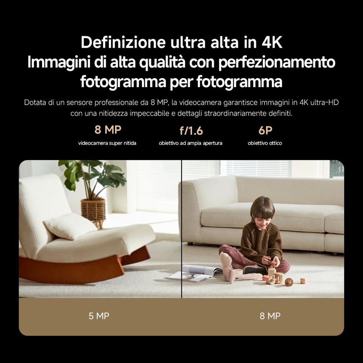 Cameră Video de Supraveghere Xiaomi C701 Full HD