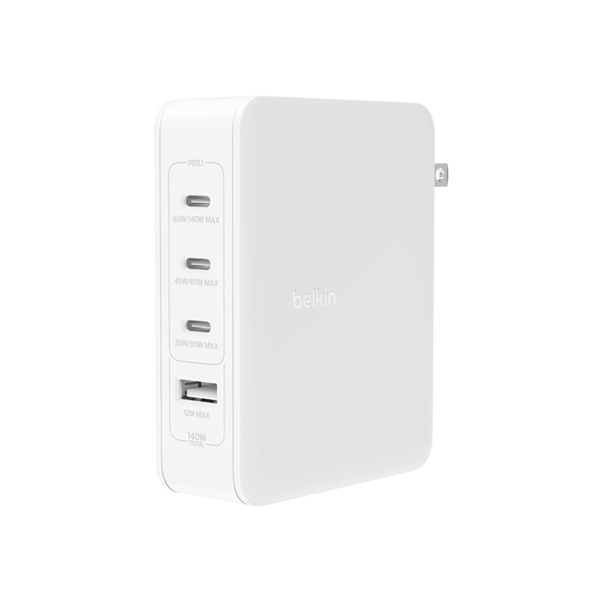 Încărcător de Perete Belkin WCH014BTWH 140 W Alb