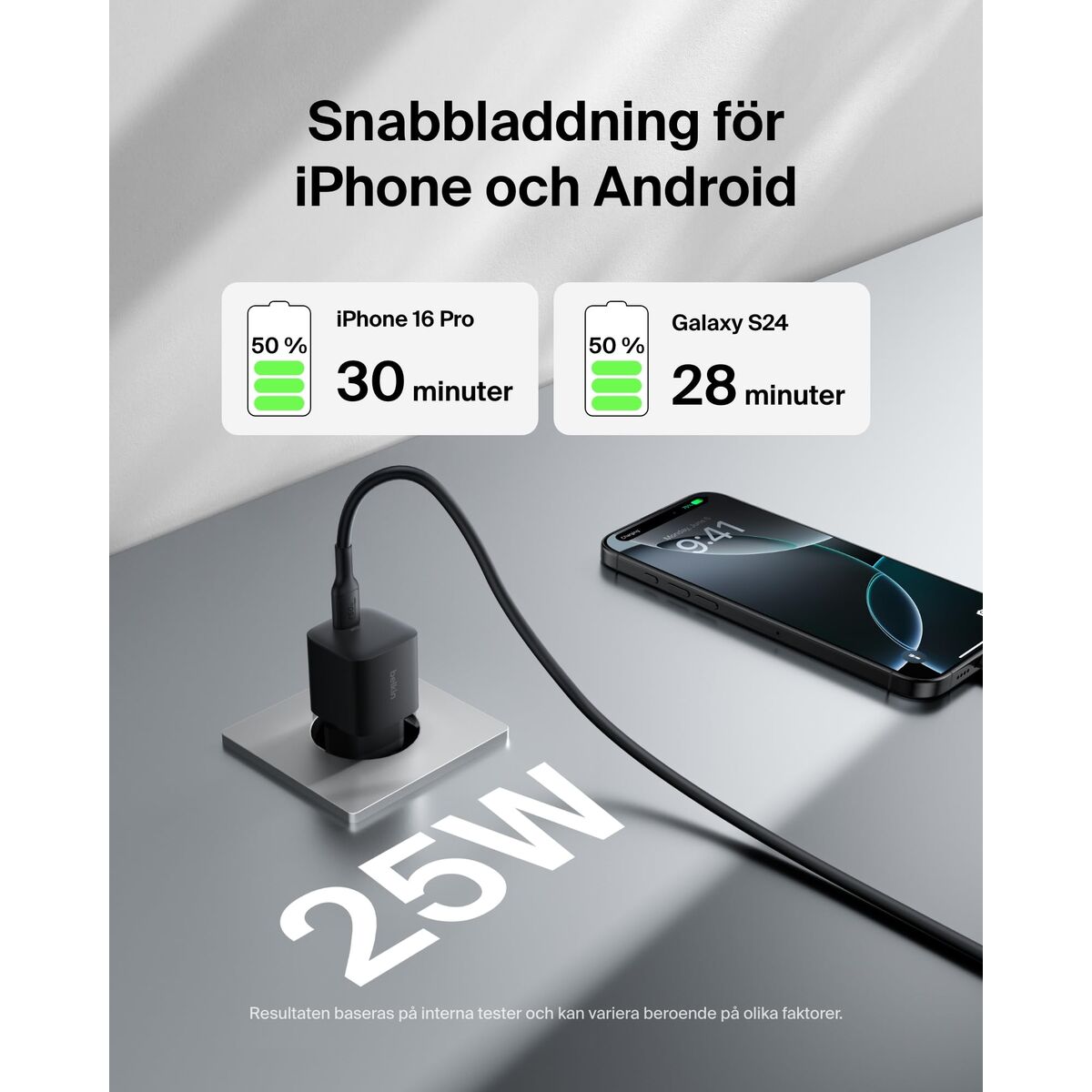 Cablu USB la Lightning Belkin WCA012KQBK Negru