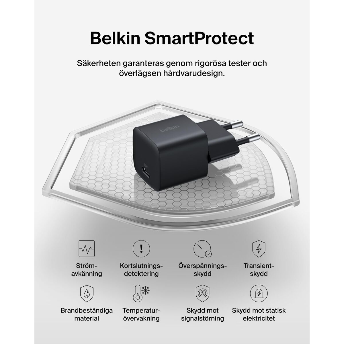 Cablu USB la Lightning Belkin WCA012KQBK Negru