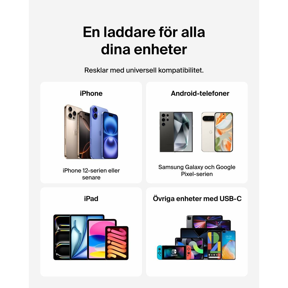 Cablu USB la Lightning Belkin WCA012KQWH Alb