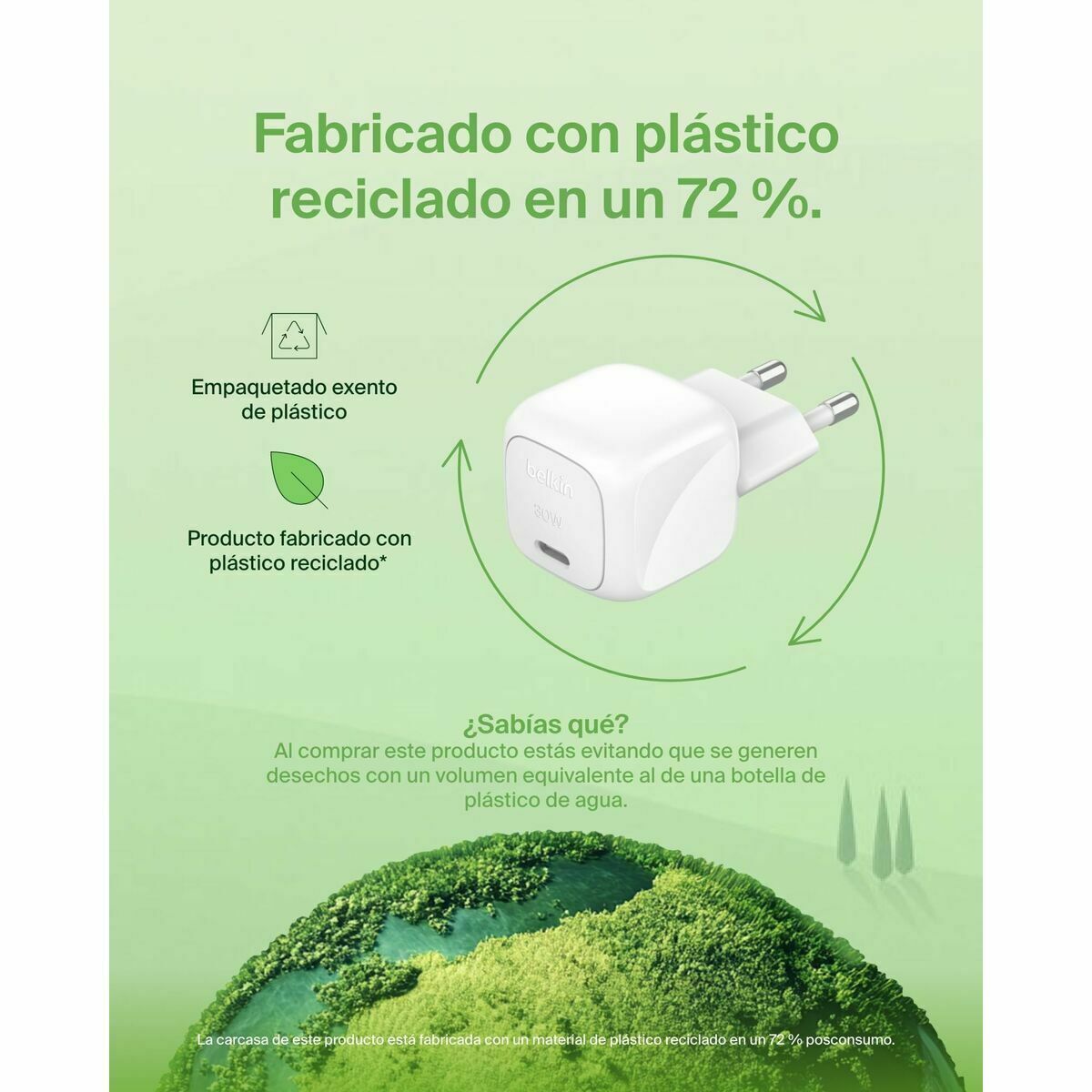 Încărcător de Perete Belkin BoostCharge Alb 30 W