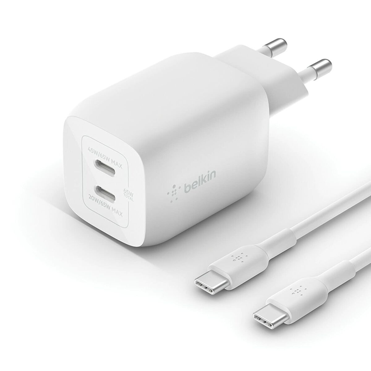 Încărcător de Perete Belkin WCH013VF2MWH-B6 Alb 65 W
